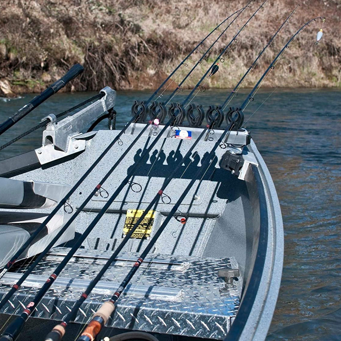 S & C Rodrac - Six Bay Swivel Mounted Fishing Rod Rack