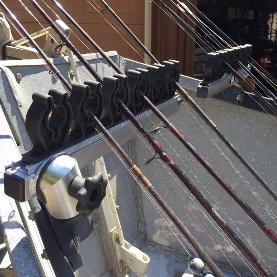 S & C Rodrac - Six Bay Swivel Mounted Fishing Rod Rack – LineKeeperUSA