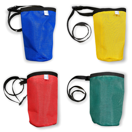 Nylon Clam Collection Bag in Four Fun Colors