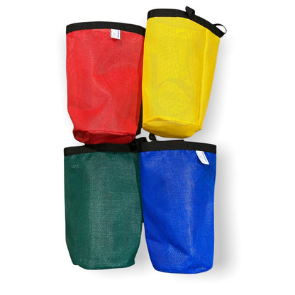 Nylon Clam Collection Bag in Four Fun Colors