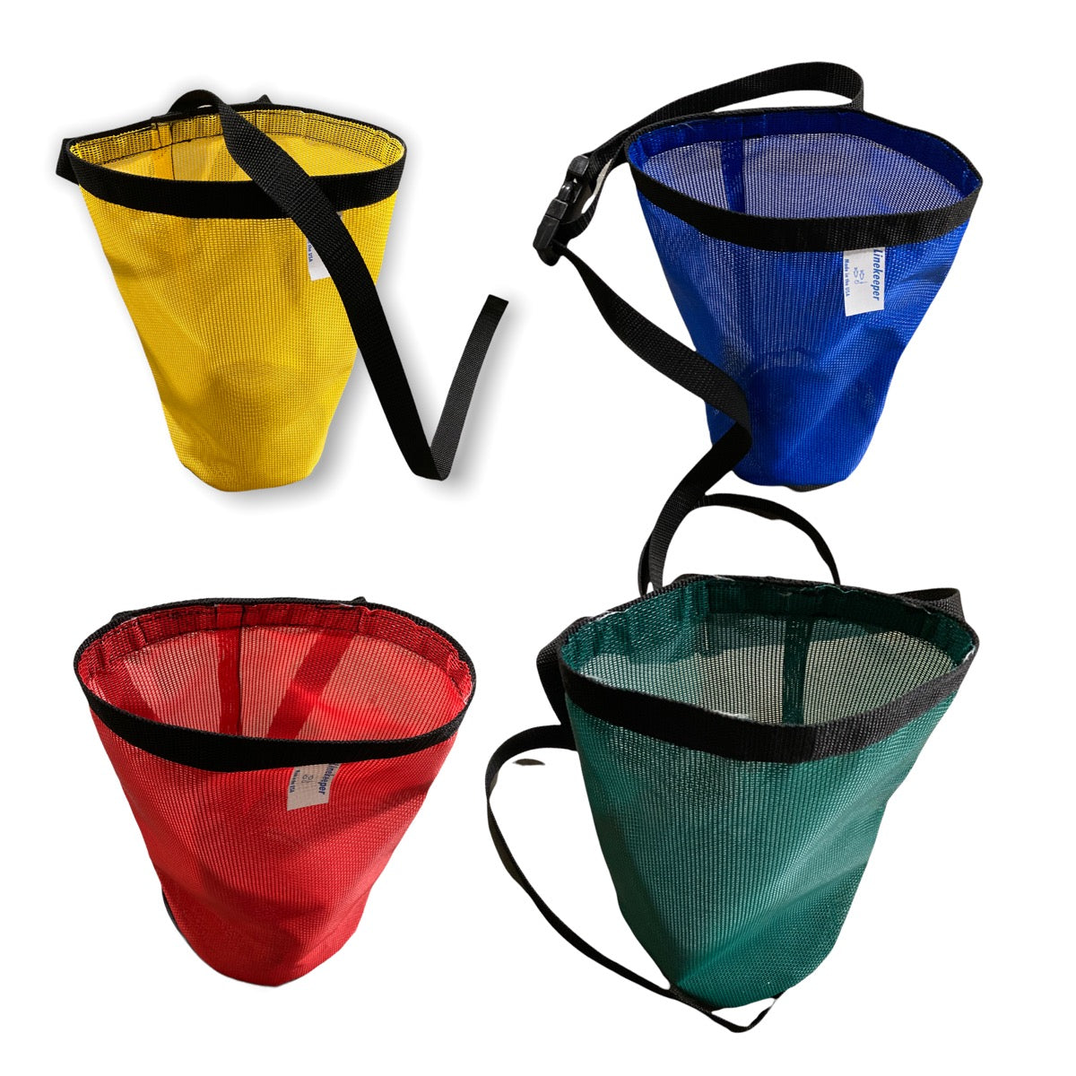 Nylon Clam Collection Bag in Four Fun Colors